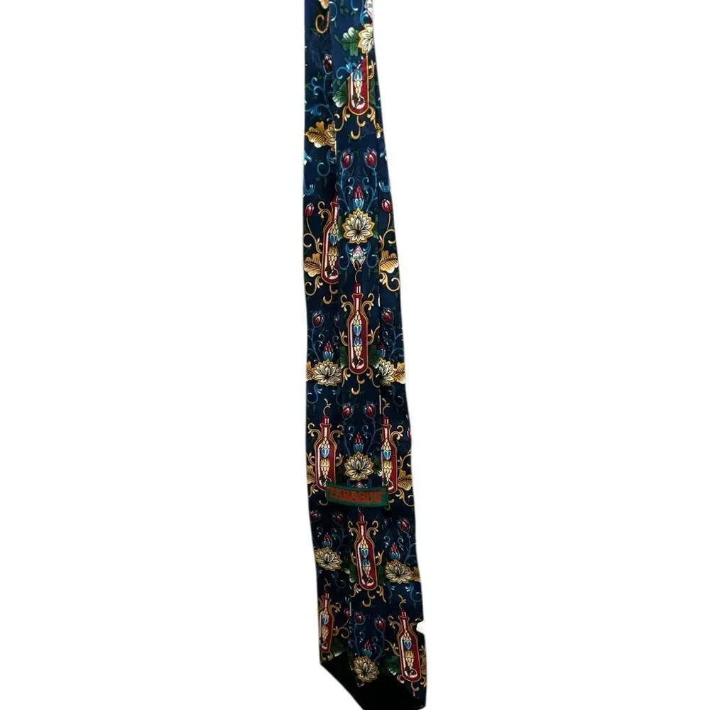 Tabasco 100% Silk Novelty Tie – Hot Sauce Bottle Pattern – Made in USA